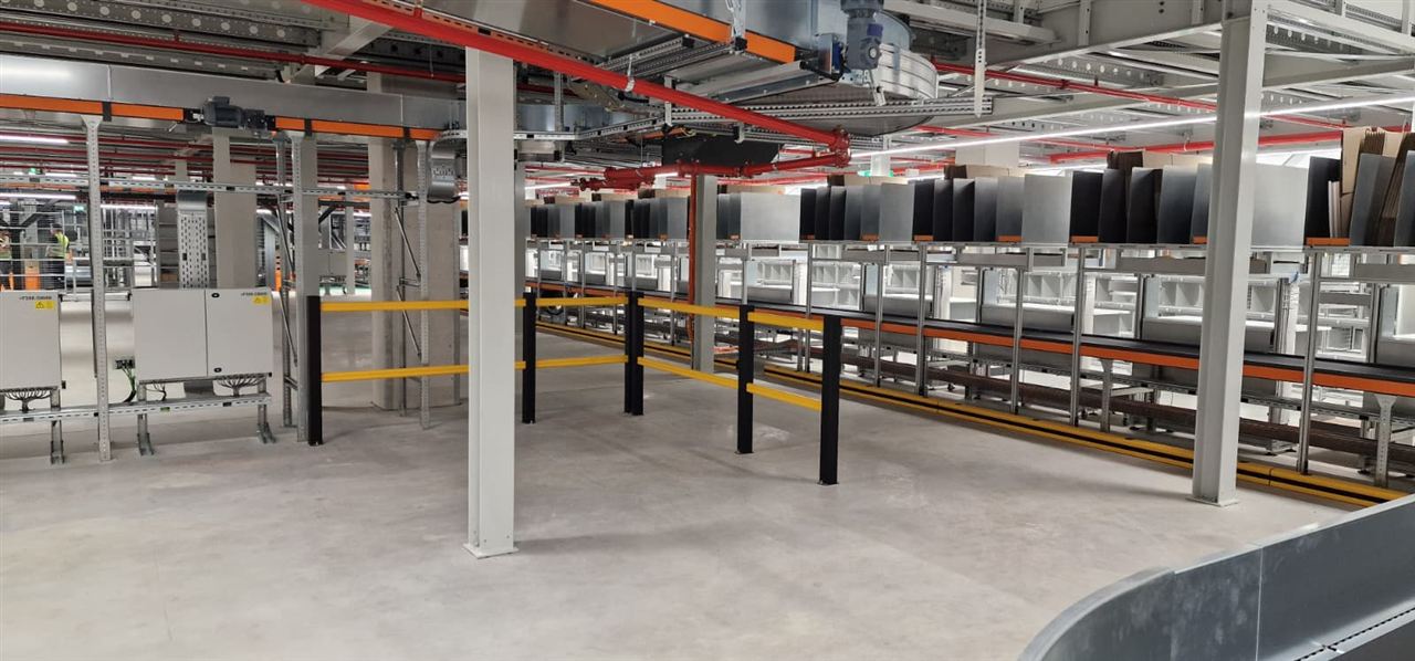 Anfahr- und Rammschutz entlang der Fördertechnik